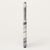Elegant goud en wit marmer Case-Mate iPhone case (Achterkant/links)