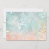 Elegant Goud en Witte Dubbele Gepersonaliseerde Gr Notitiekaartje (Achterkant)