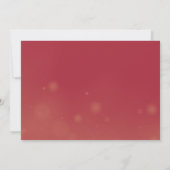 Elegant goud en zwart Afstuderen Kaart (Achterkant)