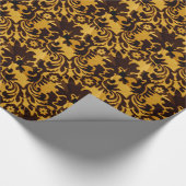 Elegant goud en zwart cadeaupapier (Hoek)