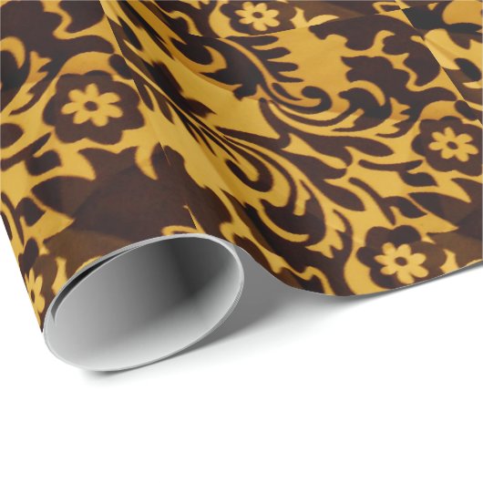 Elegant goud en zwart cadeaupapier (Rol Hoek)