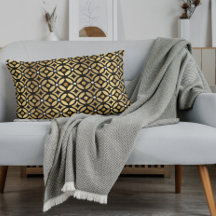 Elegant goud en zwart geometrisch patroon