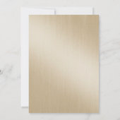 Elegant Goud en Zwart Glitter 50e Foto Verjaardag Kaart (Achterkant)