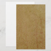 Elegant  goud en zwart huwelijk briefpapier (Voorkant / Achterkant)