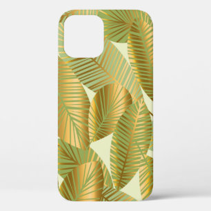 elegant goud exotische bladeren naadloos patroon o Case-Mate iPhone case
