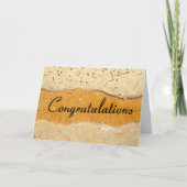 Elegant Goud Felicitaties Kaart (Voorkant)
