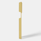 Elegant Goud Geborsteld Metaal Naam iPhone Hoesje (Rechterkant)