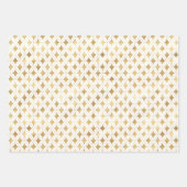 Elegant Goud Gedetailleerd Inpakpapier Vel (Voorkant 3)