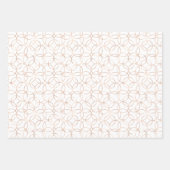 Elegant Goud Gedetailleerd Inpakpapier Vel (Voorkant)