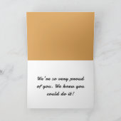 Elegant goud gefeliciteerd kaart (Binnen)