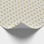 Elegant goud geometrisch inpakpapier (Hoek)