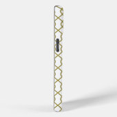 Elegant Goud Geometrisch Patroon iPhone case 15 (Achterkant / Rechts)