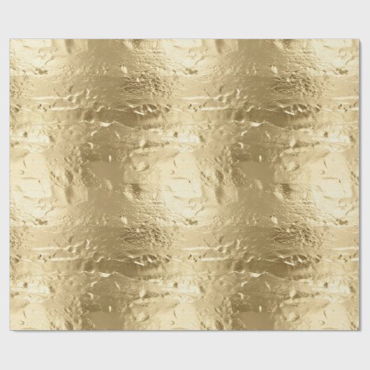 Elegant Goud Glam Cadeaupapier (Vlak)