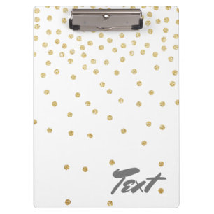 elegant goud glitter confetti stip patroon klembord
