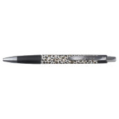 Elegant goud glitter luipaard patroon pen (Achterkant)