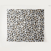 Elegant goud glitter luipaard patroon wandkleed (Voorkant (horizontaal))