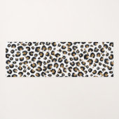 Elegant goud glitter luipaard patroon yogamat (Achterkant (horizontaal))