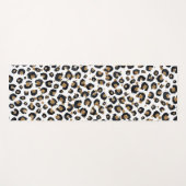 Elegant goud glitter luipaard patroon yogamat (Voorkant (horizontaal))