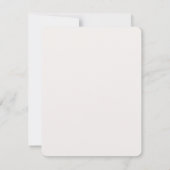 Elegant Goud Groen Bladeren Bruids Douche Uitnodig Kaart (Achterkant)