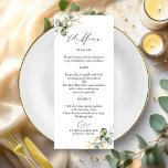 Elegant Goud Groen Bruiloft Menu Kaarten<br><div class="desc">Bereid je voor op een magische reis van liefde met onze adembenemende trouwsuite, speciaal gemaakt voor liefhebbers van natuur! Dit fantastische collectie is de ultieme aanvulling op uw dromerige tuinfeest of betoverende natuur-thema feest. Het bevat alles wat je nodig zou kunnen hebben, van een prachtig welkomstbord tot gepersonaliseerde servetten en...</div>