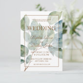 Elegant goud groen groen groen groen kalligrafie B Kaart (Staand voorkant)