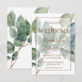 Elegant goud groen groen groen groen kalligrafie B Kaart (Voorkant / Achterkant)