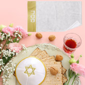 Elegant Goud Hebreeuws Pascha Handdoek