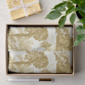 Elegant  Goud Herten Fox Haas Country Toile Tissuepapier (Geschenk)