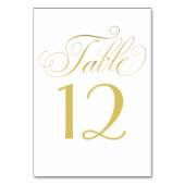 Elegant Goud Kalligrafie Script Bruiloft Kaart (Achterkant)