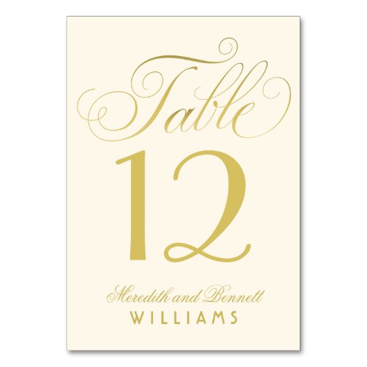 Elegant Goud Kalligrafie Script Bruiloft Monogram Kaart (Achterkant)