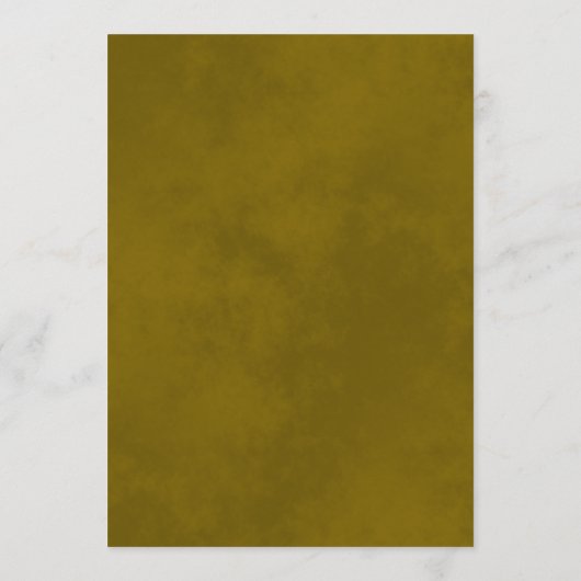 Elegant Goud Kant Frills op Mint Groene Bruiloft Menu (Achterkant)