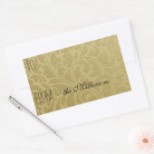 Elegant Goud Leaves Gift Label (Envelop)