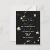 elegant goud licht moderne uitnodiging voor een ch (Voorkant)