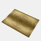 Elegant Goud Lijst Deurmat (Schuin)