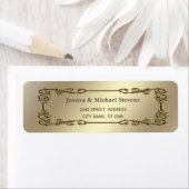 Elegant Goud lijst Etiket (Insitu)