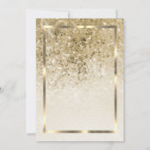 Elegant Goud Lijst, Sequins Pensioen Kaart (Achterkant)