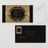 Elegant Goud Lijst Visitekaartje Afsprakenkaartje (Voorkant / Achterkant)