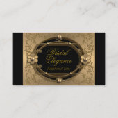 Elegant Goud Lijst Visitekaartje Afsprakenkaartje (Voorkant)