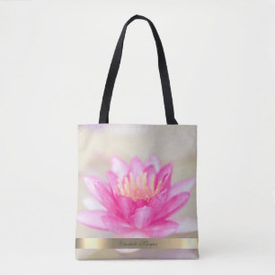 Elegant Goud,Lotus, Yoga Tote Bag