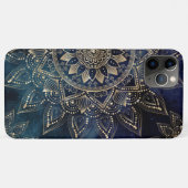 Elegant Goud Mandala Blauw Galaxy Case-Mate iPhone Case (Achterkant (horizontaal))