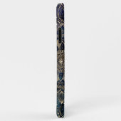 Elegant Goud Mandala Blauw Galaxy Case-Mate iPhone Case (Achterkant/rechts)