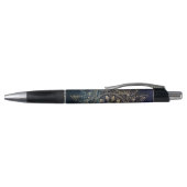 Elegant Goud Mandala Blauw Galaxy Pen (Bovenkant)