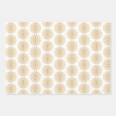Elegant goud mandala patroon inpakpapier vel (Voorkant)