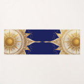 Elegant goud Mandala Sun Yogamat (Voorkant (horizontaal))