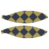 Elegant goud & marine blauw diamant patroon basketbal (Panelen)