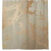 Elegant Goud Marmer Douchegordijn (Voorkant)