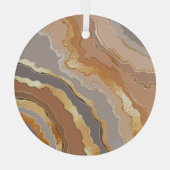 Elegant goud marmer: gestileerde achtergrond. glas ornament (Achterkant)