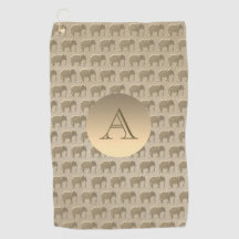 Elegant goud met monogram