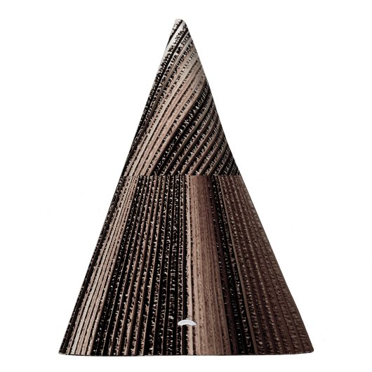 Elegant Goud Metaal: 3D Luxe Render Feesthoedjes (Rechts)