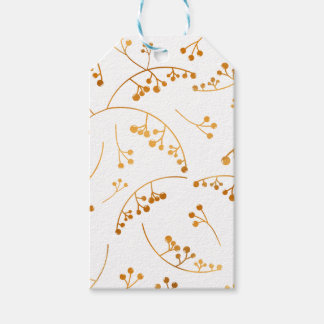 Elegant goud metallic effect bessen Gift Label Cadeaulabel